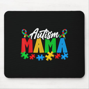 Tapis De Souris Maman autiste parent fier Puzzle ece Sensibilisati