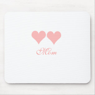 Tapis De Souris Maman aux coeurs roses mousepad