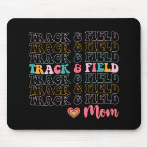 Tapis De Souris Maman d'athlétisme Groovy Running Fête des Mères