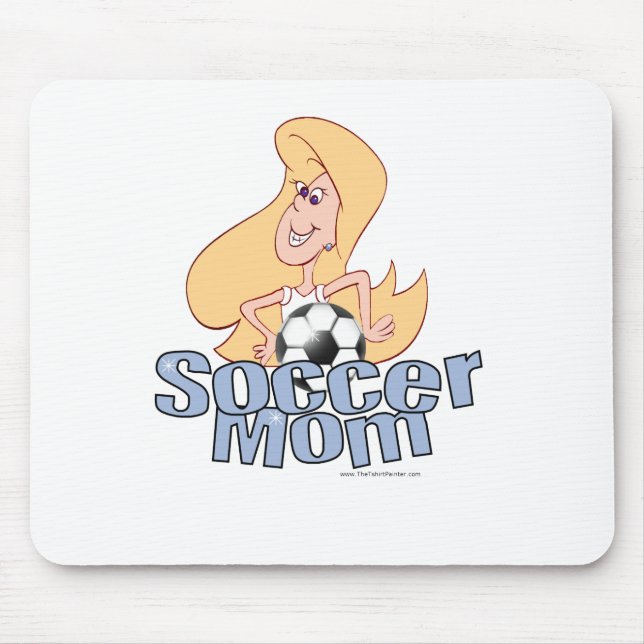 Tapis De Souris Maman de football (Devant)