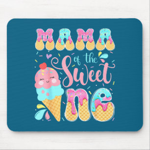 Tapis De Souris Maman de la douce gâteau de glace fille de 1er ann