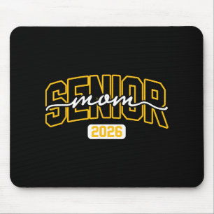 Tapis De Souris Maman de la promotion 2026 Lycée Diplômée Noir