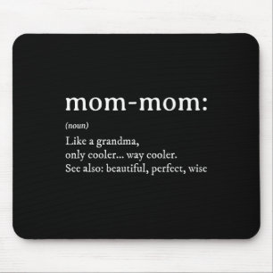 Tapis De Souris Maman Définition Cadeau Grand-mère Maman Fête des 