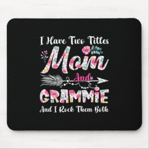 Tapis De Souris Maman Et Grammie Fleurs Mignonnes Anniversaire
