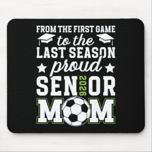Tapis De Souris Maman fière de soccer senior 2026 Maman de senior