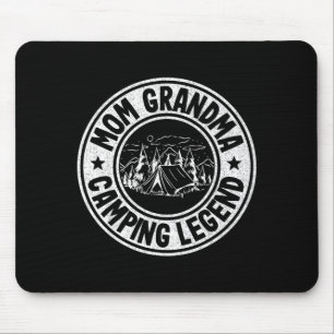 Tapis De Souris Maman grand-mère camping légende camping-car campe