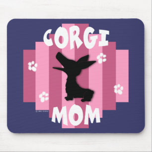 Tapis De Souris Maman Mousepad de corgi