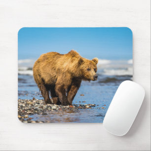 Tapis De Souris Maman ours regarde ses deux enfants