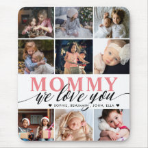 Maman We Love You Photo Collage Pad