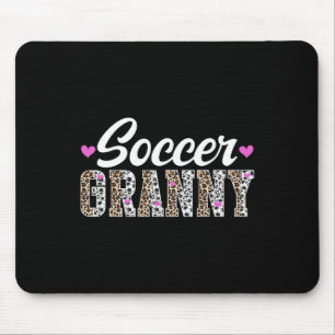Tapis De Souris Mamie de foot d'une grand-mère joueuse de foot Mam