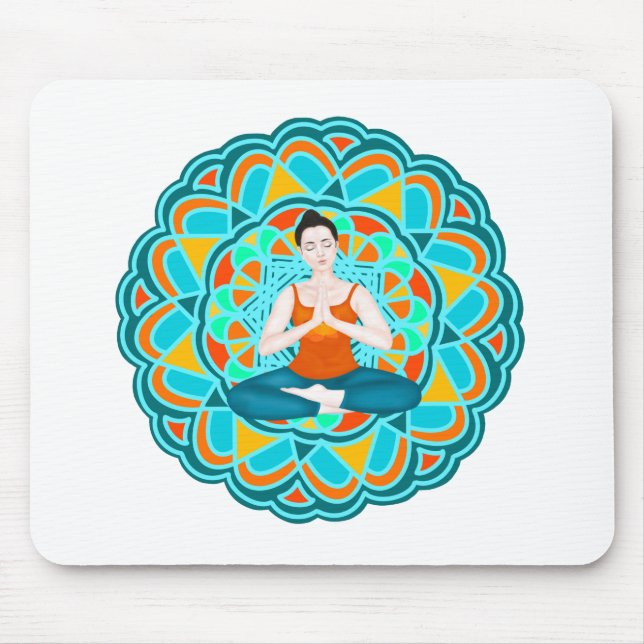 Tapis De Souris mandala citrus (Devant)
