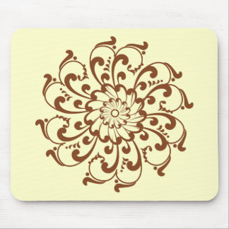 Tapis De Souris Mandala de remous de henné