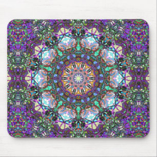 Tapis De Souris Mandala en verre tendu