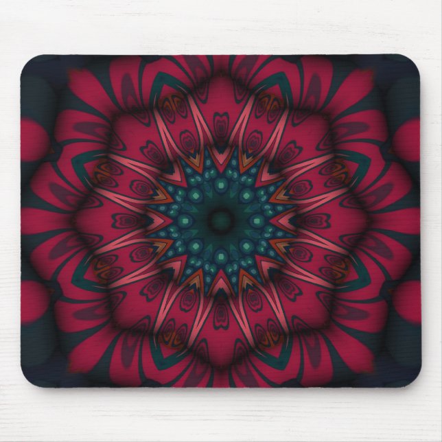 Tapis De Souris Mandala géométrique (Devant)