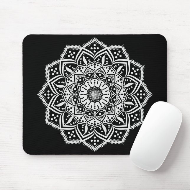 Tapis De Souris Mandala Mousepad (Avec souris)