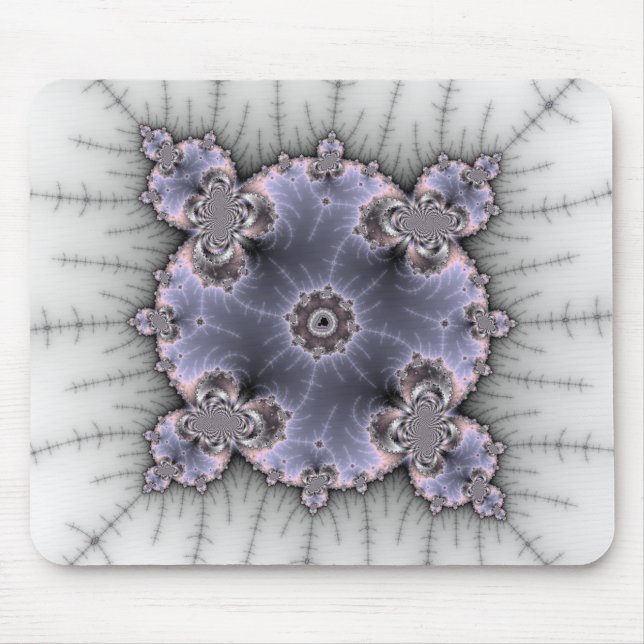 Tapis De Souris Mandelbrot rond - Mousepad fractal (Devant)