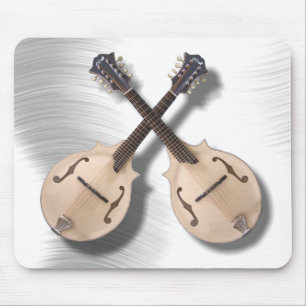 TAPIS DE SOURIS MANDOLINES CROISÉES - MOUSEPAD