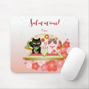 Tapis De Souris Maneki Neko Lucky Poiluna