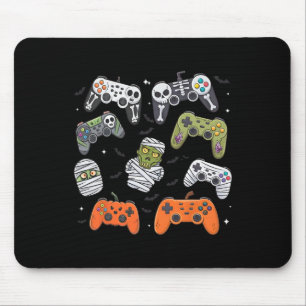 Tapis De Souris Manette de jeu rétro Halloween squelette jeu Ha