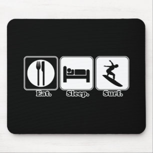 Tapis De Souris manger dormir surfer