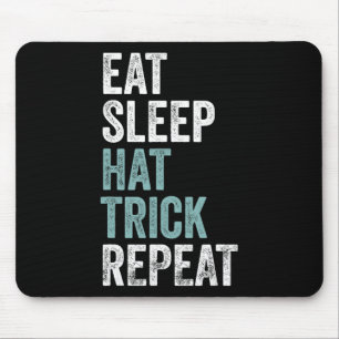 Tapis De Souris Manger Dormir Tour du Chapeau Répéter Drôle de Foo