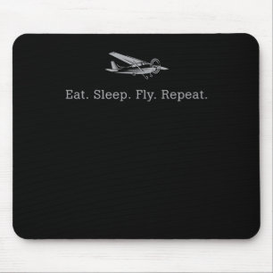 Tapis De Souris Mangez des drones de vol de sommeil Répétez le c