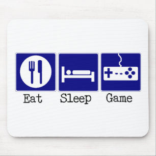 Tapis De Souris Mangez, dormez, jeu
