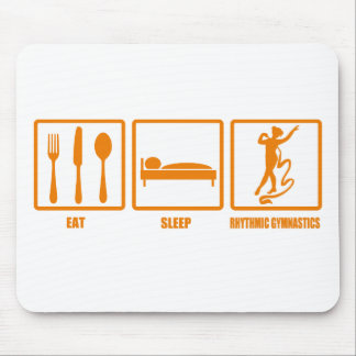 Tapis De Souris Mangez la gymnastique rythmique de sommeil