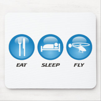Tapis De Souris Mangez la mouche de sommeil