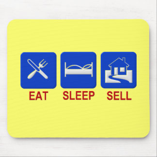 Tapis De Souris Mangez la vente de sommeil claire