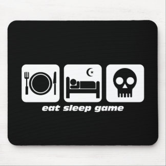 Tapis De Souris Mangez le jeu de sommeil