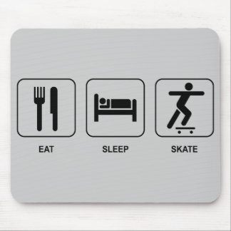 Tapis De Souris Mangez le patin Mousepad de sommeil