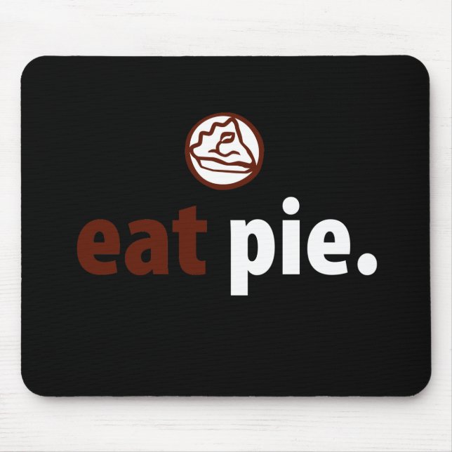 Tapis De Souris Mangez le tarte Mousepad (Devant)