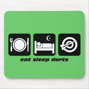 Tapis De Souris Mangez les dards de sommeil