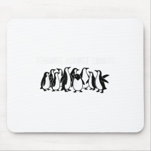 Tapis De Souris Manifestation de pingouins contre les tarifs douan