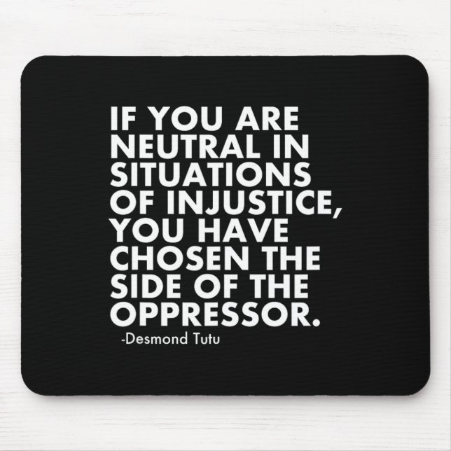 Tapis De Souris Manifestation de Trump (Devant)