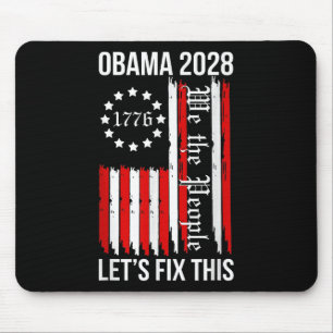 Tapis De Souris Manifestation politique de 2028 du rétro Obama