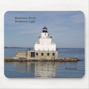Tapis De Souris Manitowoc North Breakwater Light mousepac