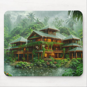 Tapis De Souris Manoir de la forêt tropicale humide