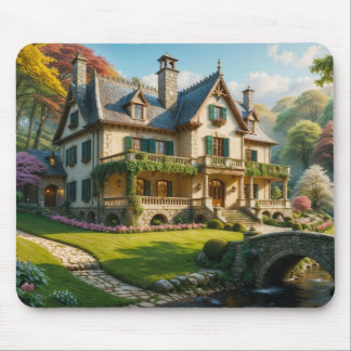 Tapis De Souris Mansion du moment parfait capturé