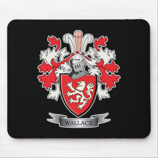 Tapis De Souris Manteau de crête de famille de Wallace des bras