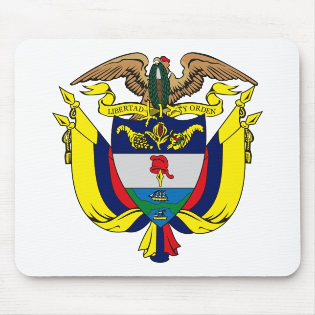 Tapis De Souris Manteau de la Colombie des bras Mousepad (Devant)