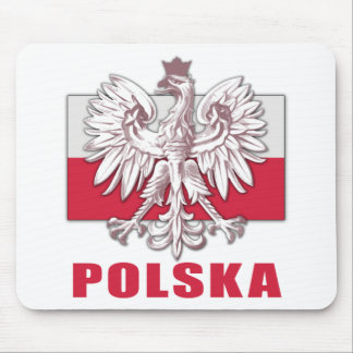 Tapis De Souris Manteau de la Pologne Polska des bras