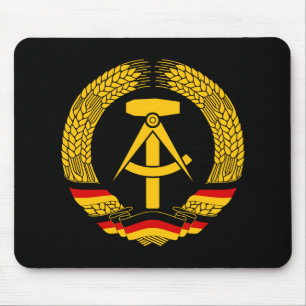 Tapis De Souris Manteau de l'Allemagne de l'Est des bras/du joint