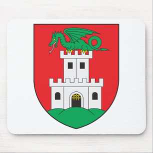 Tapis De Souris Manteau de Ljubljana des bras