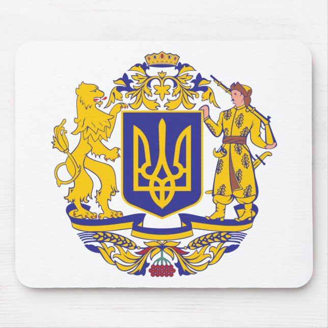 Tapis De Souris Manteau de l'Ukraine des bras (Devant)