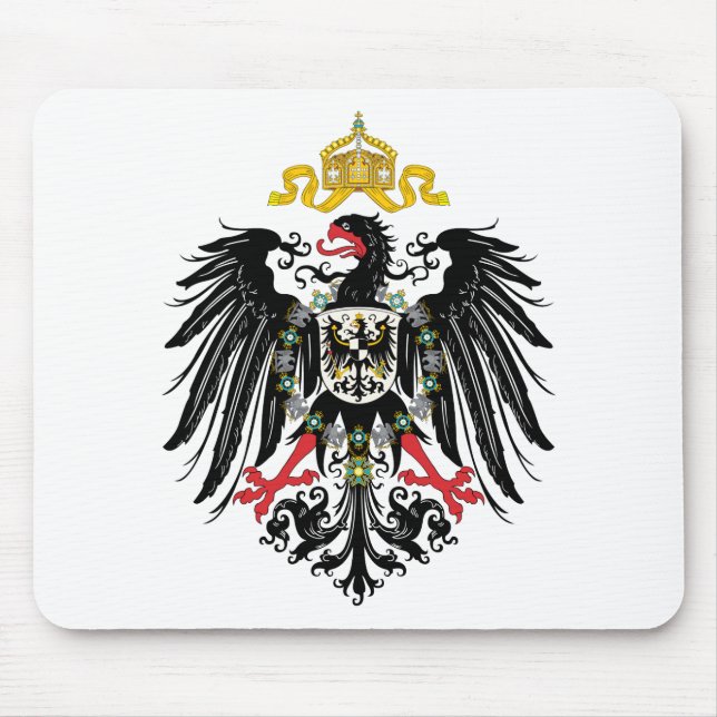 Tapis De Souris Manteau d'empire des bras allemand (1889) (Devant)