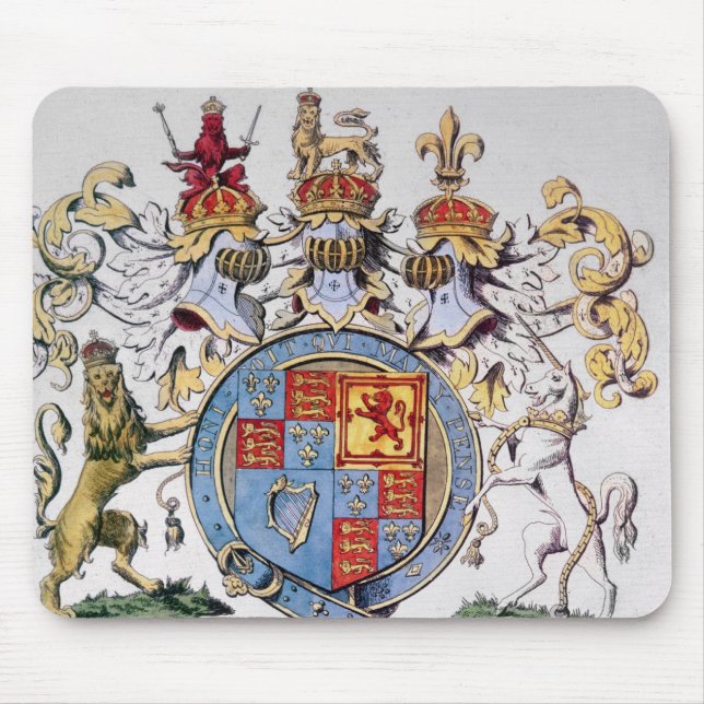 Tapis De Souris Manteau des bras du Roi James I de l'Angleterre (Devant)