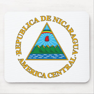 Tapis De Souris Manteau du Nicaragua des bras Mousepad