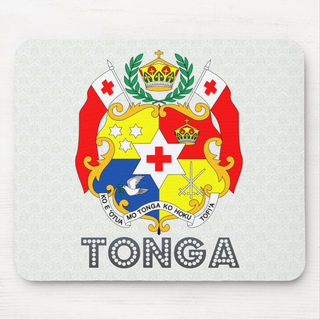 Tapis De Souris Manteau du Tonga des bras (Devant)